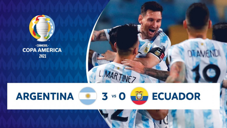 HIGHLIGHTS ARGENTINA 3 - 0 ECUADOR | COPA AMÉRICA 2021 | 03-07-21 | Ringan