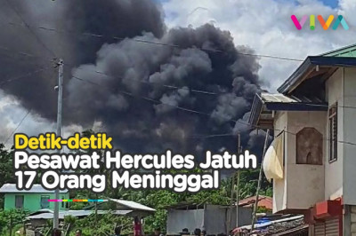 Pesawat Militer Jatuh Gagal Mendarat, 17 Orang Meninggal Dunia