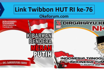 Daftar Link Download Twibbon HUT RI ke-76 dan Cara menggunakannya