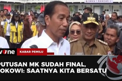 Putusan MK Sudah FInal Presiden Jokowi Tanggapi Putusannya